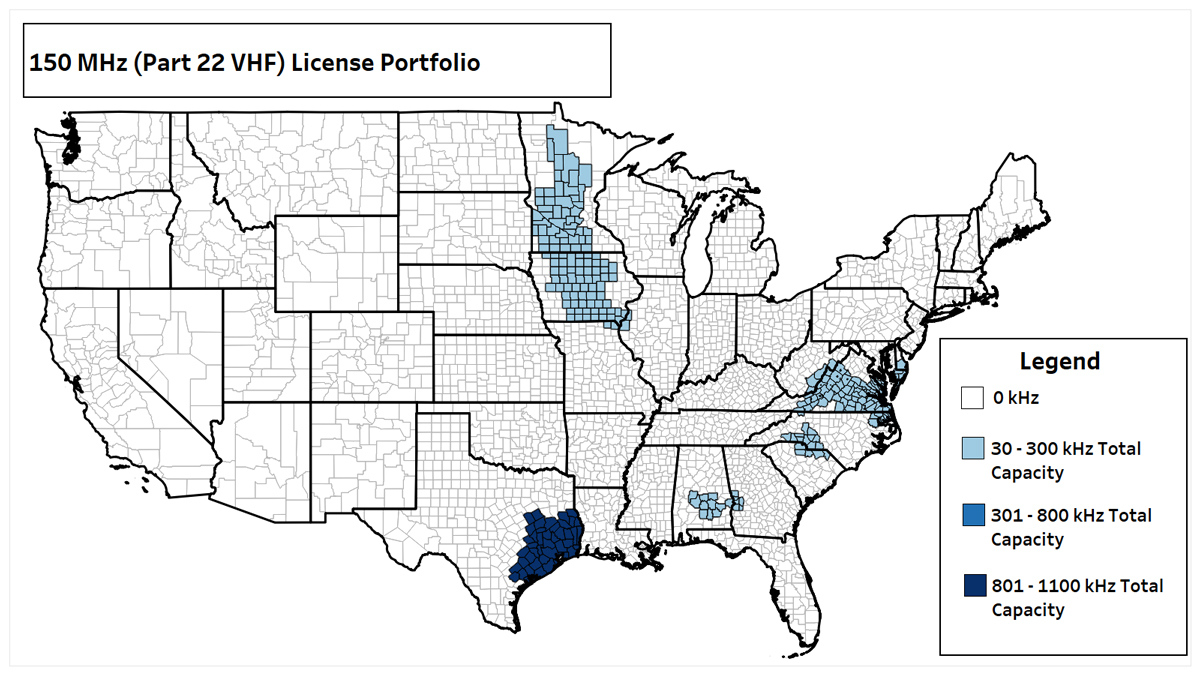 150 MHz (Part 22 VHF)