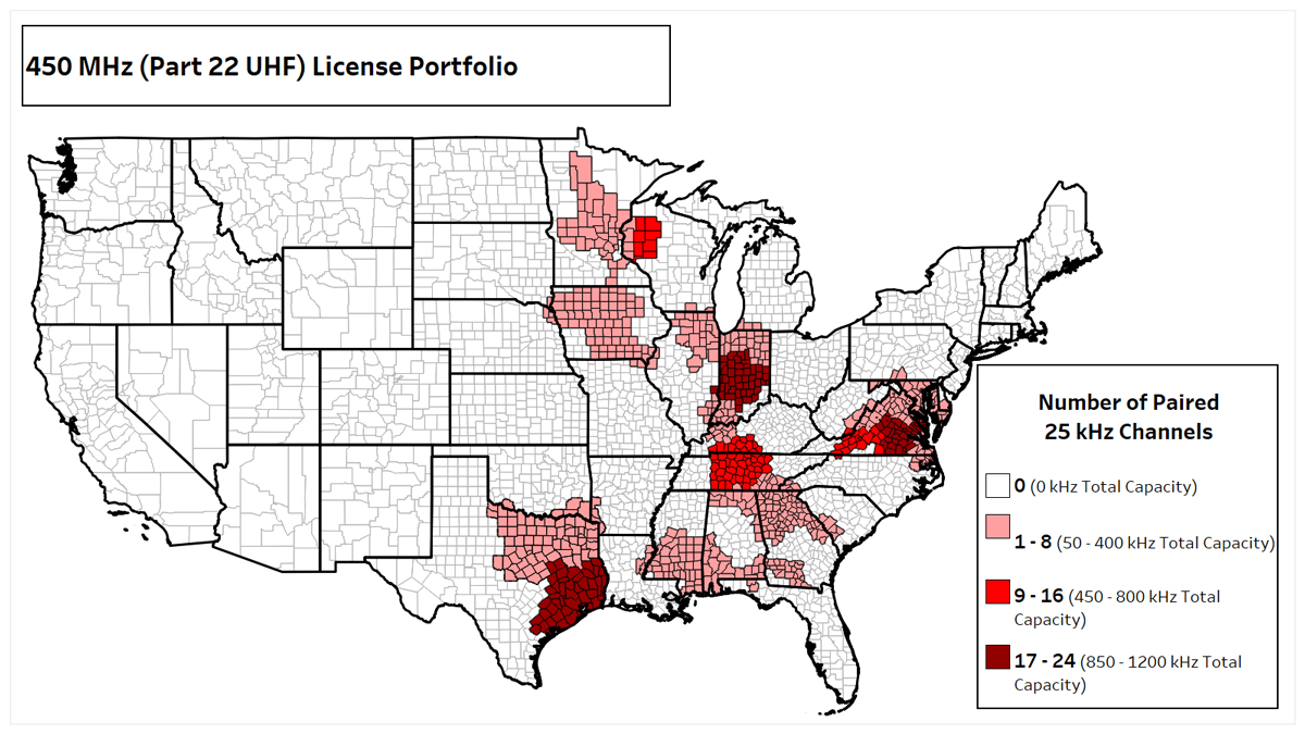 450 MHz (Part 22 UHF)